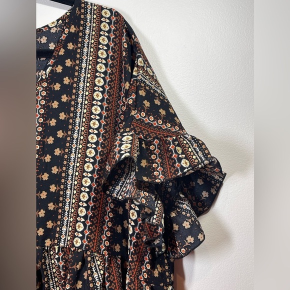 NWT‎ BloomChic Ruffle Sleeve V Neck Midi Dress Size 22/24 - Picture 6 of 8